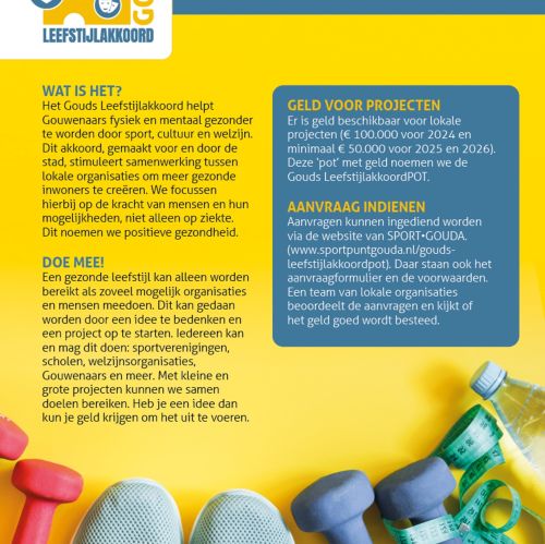 Flyer Gouds Leefstijlakkoord